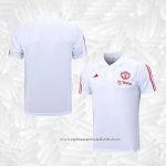 Camisola Polo del Manchester United 2023-2024 Branco
