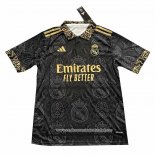 Camisola Real Madrid Dragon 2024-2025 Preto Oro Tailandia