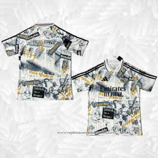 Camisola Real Madrid Special 2025-2026 Branco Amarelo Tailandia