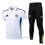 Conjunto Polo del Manchester United 2025-2026 Branco
