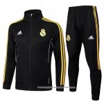 Jaqueta de Treinamento Real Madrid 2025-2026 Preto Amarelo