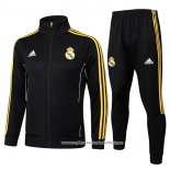 Jaqueta de Treinamento Real Madrid 2025-2026 Preto Amarelo