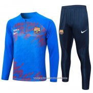 Sueter de Treinamento Barcelona 2024-2025 Azul