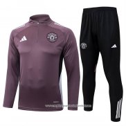 Sueter de Treinamento Manchester United 2025-2026 Purpura