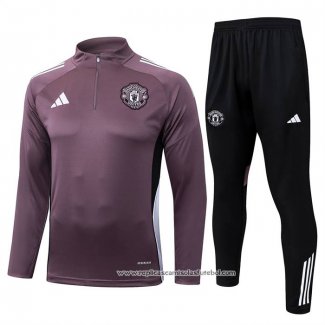 Sueter de Treinamento Manchester United 2025-2026 Purpura