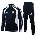 Sueter de Treinamento Real Madrid 2025-2026 Preto Branco