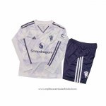 Camisola 2º Manchester United 2025-2026 Crianca Manga Comprida
