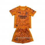 Camisola AC Milao Goleiro 2025-2026 Crianca Laranja