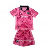 Camisola Monterrey Goleiro 2025 Crianca Rosa