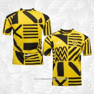 Camisola Pre Match del Dortmund 2022 Amarelo y Preto