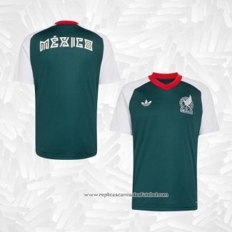 Camisola Pre Match del Mexico 2026 Verde Branco