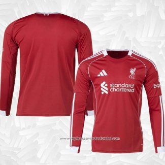 Camisola 1º Liverpool 2025-2026 Manga Comprida