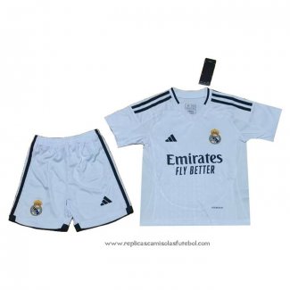 Camisola 1º Real Madrid 2024-2025 Crianca