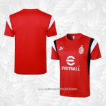 Camisola de Treinamento AC Milao 2023-2024 Vermelho