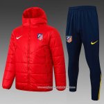 Conjunto de Agasalho Atletico Madrid 2025-2026 Vermelho