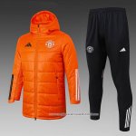 Conjunto de Agasalho Manchester United 2025-2026 Laranja