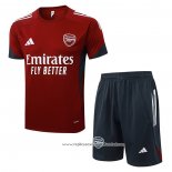 Fato de Treino Arsenal 2025-2026 Manga Curta Vermelho - Calcas Curta