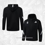 Jaqueta Hoodie Real Madrid 2025-2026 Preto