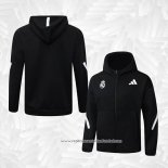 Jaqueta Hoodie Real Madrid 2025-2026 Preto