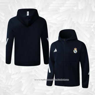 Jaqueta Hoodie Real Madrid 2025-2026 Preto