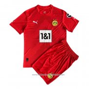 Camisola Dortmund Goleiro 2022-2023 Crianca Vermelho