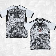 Camisola Japao Anime 2024-2025 Preto y Branco Tailandia