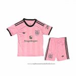 Camisola Manchester United Goleiro 2025-2026 Crianca Rosa