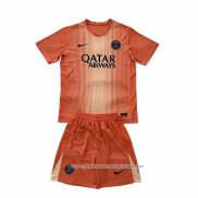 Camisola Paris Saint-Germain Goleiro 2025-2026 Crianca Laranja