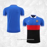 Camisola Polo del Barcelona 2022-2023 Azul Vermelho Preto
