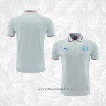 Camisola Polo del Manchester City 2022-2023 Cinza