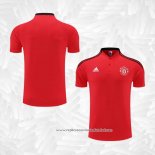 Camisola Polo del Manchester United 2022-2023 Vermelho
