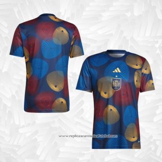 Camisola Pre Match del Espanha 2022 Azul