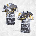 Camisola Pre Match del Real Madrid 2025-2026 Preto Branco