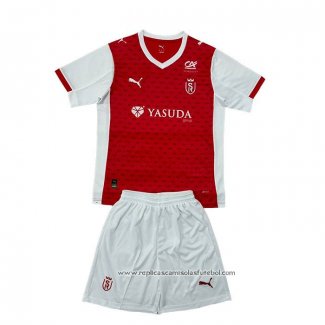 Camisola 1º Stade de Reims 2025-2026 Crianca