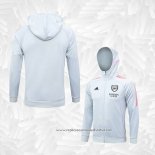 Jaqueta Hoodie Arsenal 2023-2024 Cinza