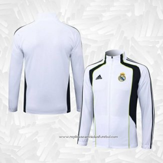 Jaqueta Real Madrid 2025-2026 Branco Preto