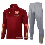 Jaqueta de Treinamento Arsenal 2023-2024 Vermelho