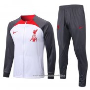 Jaqueta de Treinamento Liverpool 2022-2023 Branco