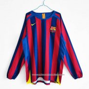 Retro Camisola 1º Barcelona 2005-2006 Manga Comprida