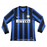 Retro Camisola 1º Inter de Milao 2010-2011 Manga Comprida