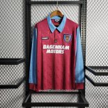 Retro Camisola 1º West Ham 1995-1997 Manga Comprida