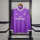 Retro Camisola 2º Real Madrid 2017-2018 Manga Comprida