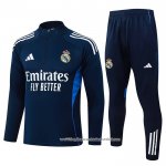 Sueter de Treinamento Real Madrid 2025-2026 Crianca Azul