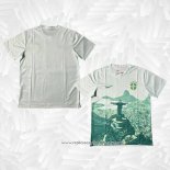 Camisola Brasil Jesus 2025-2026 Branco Verde Tailandia