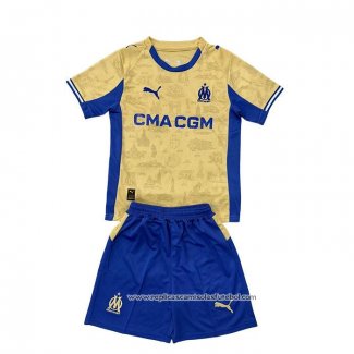 Camisola 4º Olympique Marsella 2025-2026 Crianca