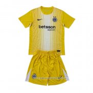 Camisola Inter de Milao Goleiro 2025-2026 Crianca Amarelo