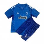 Camisola Juventus Goleiro 2023-2024 Crianca Azul