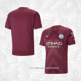 Camisola Manchester City Goleiro 2022-2023 Vermelho