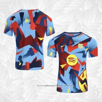 Camisola Pre Match del Barcelona 2025-2026 Azul