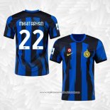 Camisola 1º Inter de Milao Jogador Mkhitaryan 2023-2024